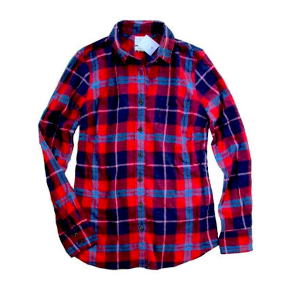 J CREW PERFECT FIT FLANNEL